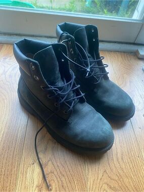 Timberland women eu 38 Black Lace-Up Work Boots